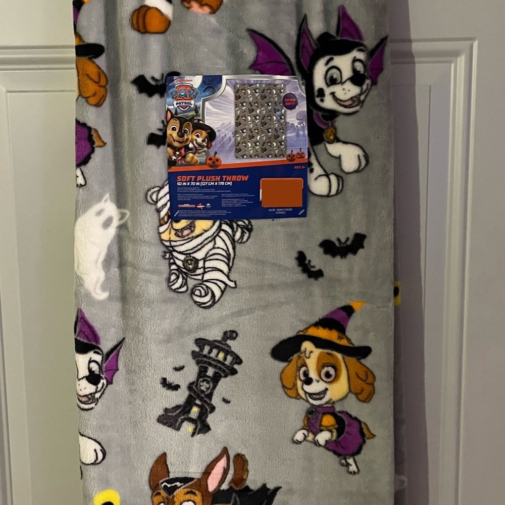 Paw Patrol Halloween blanket